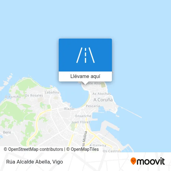 Mapa Rúa Alcalde Abella