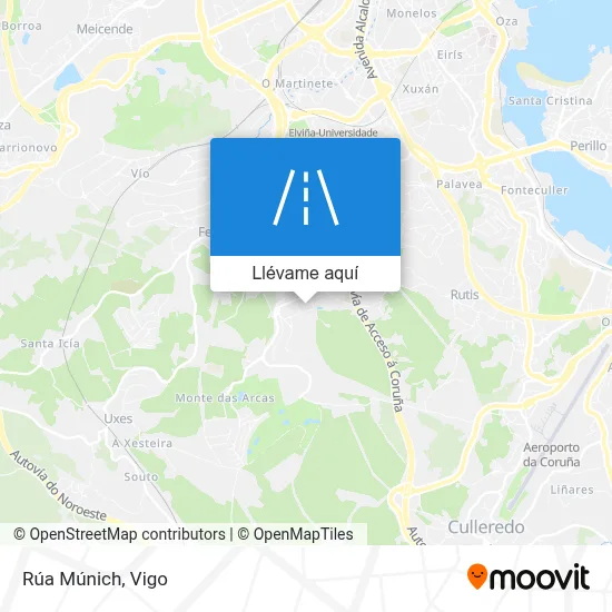 Mapa Rúa Múnich