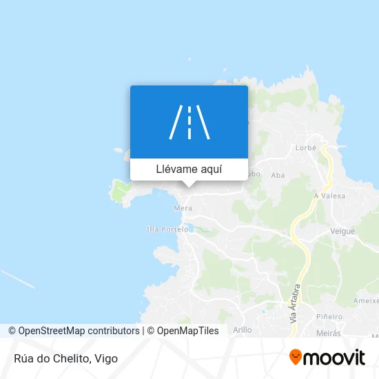 Mapa Rúa do Chelito