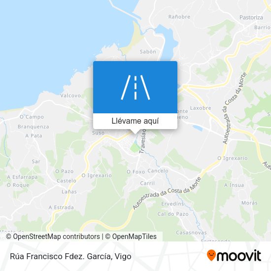 Mapa Rúa Francisco Fdez. García