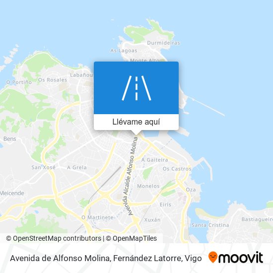Mapa Avenida de Alfonso Molina, Fernández Latorre