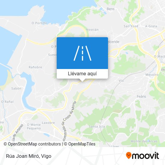 Mapa Rúa Joan Miró