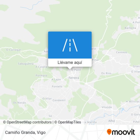 Mapa Camiño Granda