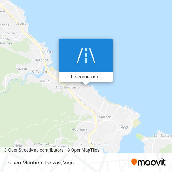 Mapa Paseo Marítimo Peizás
