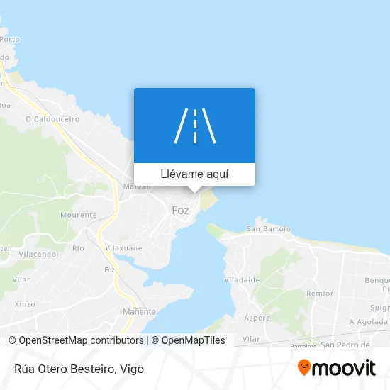 Mapa Rúa Otero Besteiro