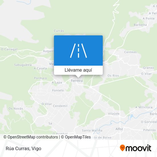 Mapa Rúa Curras