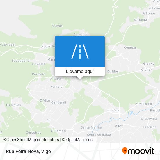 Mapa Rúa Feira Nova