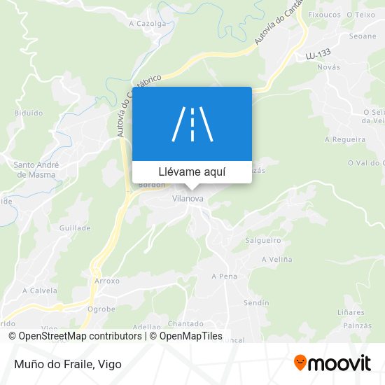 Mapa Muño do Fraile