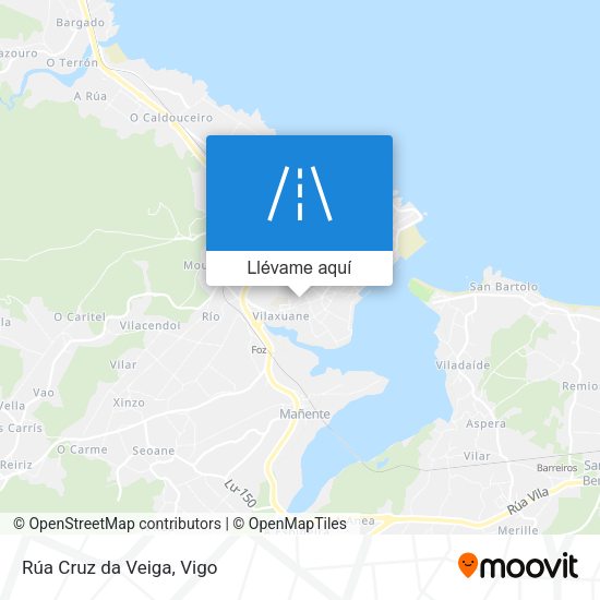 Mapa Rúa Cruz da Veiga
