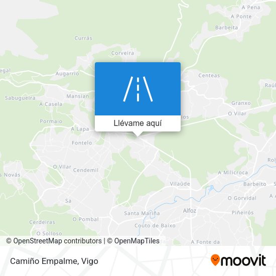 Mapa Camiño Empalme