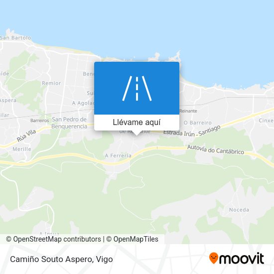 Mapa Camiño Souto Aspero