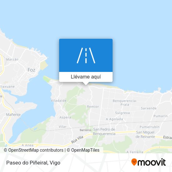 Mapa Paseo do Piñeiral