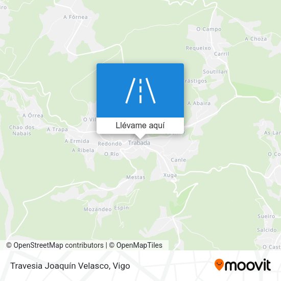 Mapa Travesia Joaquín Velasco