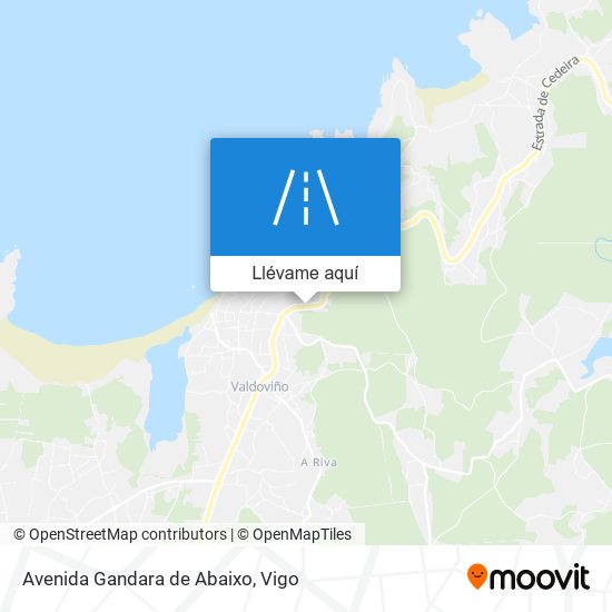 Mapa Avenida Gandara de Abaixo