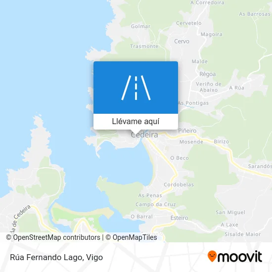 Mapa Rúa Fernando Lago