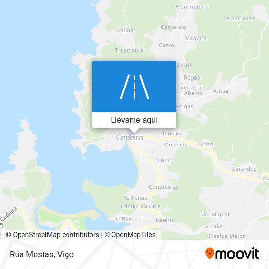 Mapa Rúa Mestas