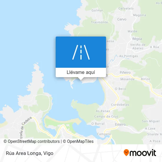 Mapa Rúa Area Longa