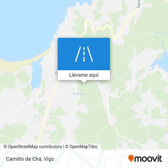 Mapa Camiño da Chá