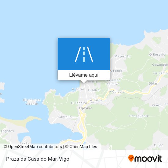 Mapa Praza da Casa do Mar