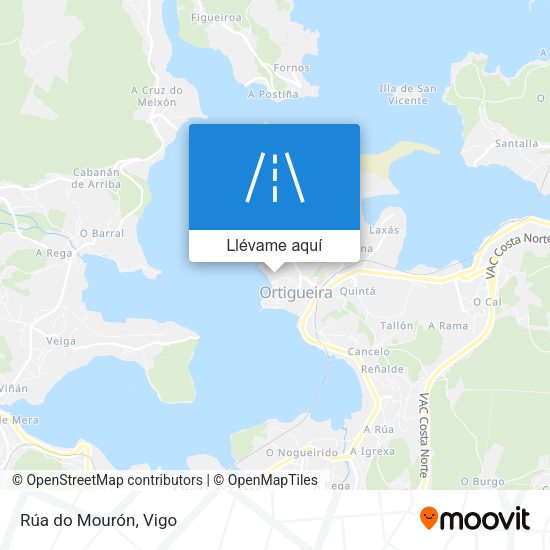 Mapa Rúa do Mourón