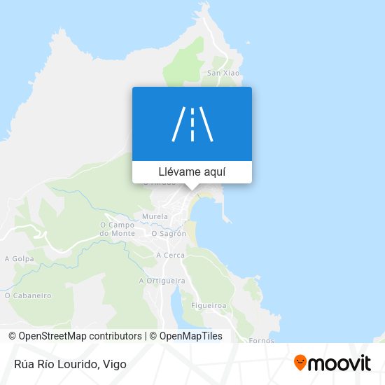 Mapa Rúa Río Lourido