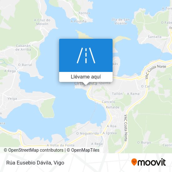 Mapa Rúa Eusebio Dávila