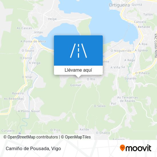Mapa Camiño de Pousada