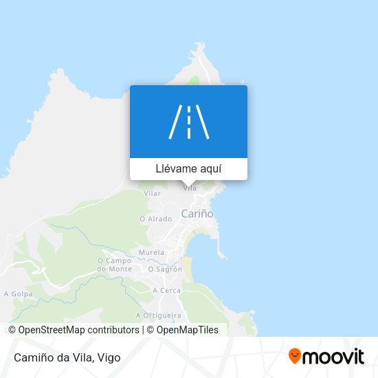Mapa Camiño da Vila