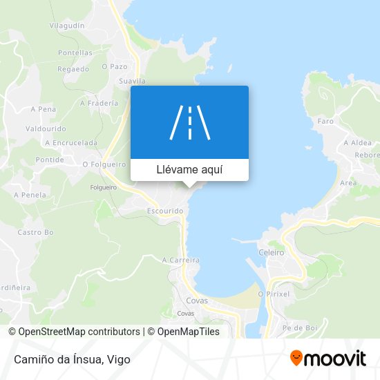 Mapa Camiño da Ínsua