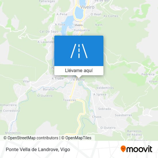 Mapa Ponte Vella de Landrove