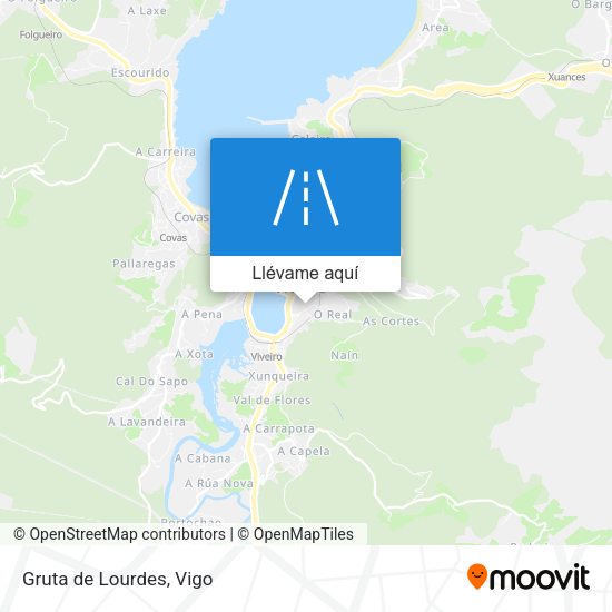 Mapa Gruta de Lourdes