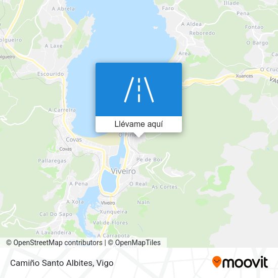 Mapa Camiño Santo Albites