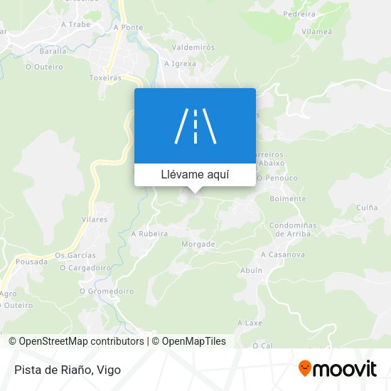 Mapa Pista de Riaño