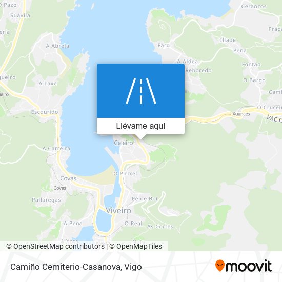 Mapa Camiño Cemiterio-Casanova