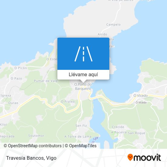 Mapa Travesía Bancos