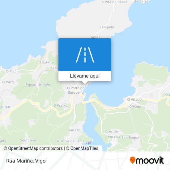 Mapa Rúa Mariña