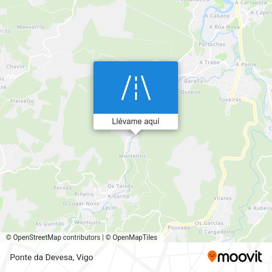 Mapa Ponte da Devesa