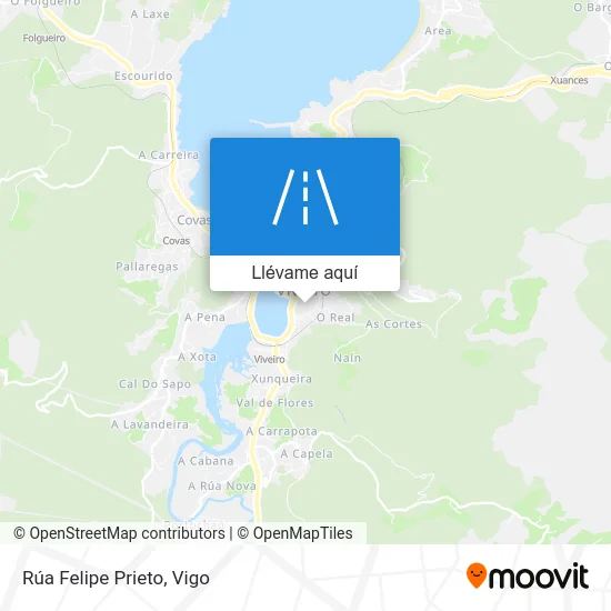 Mapa Rúa Felipe Prieto