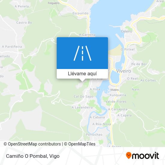 Mapa Camiño O Pombal