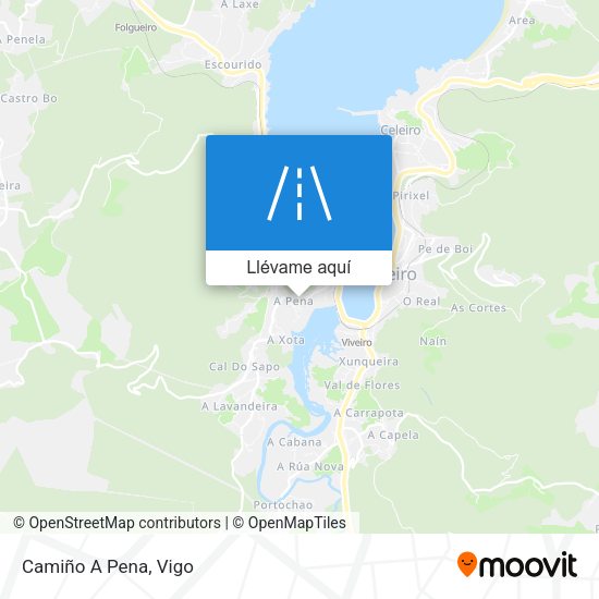 Mapa Camiño A Pena