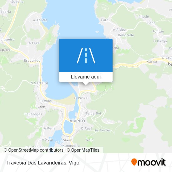 Mapa Travesía Das Lavandeiras