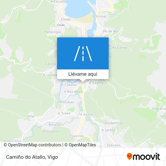 Mapa Camiño do Atallo