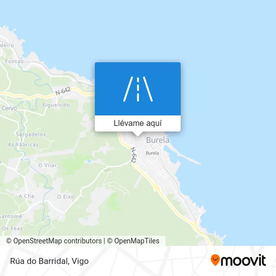 Mapa Rúa do Barridal