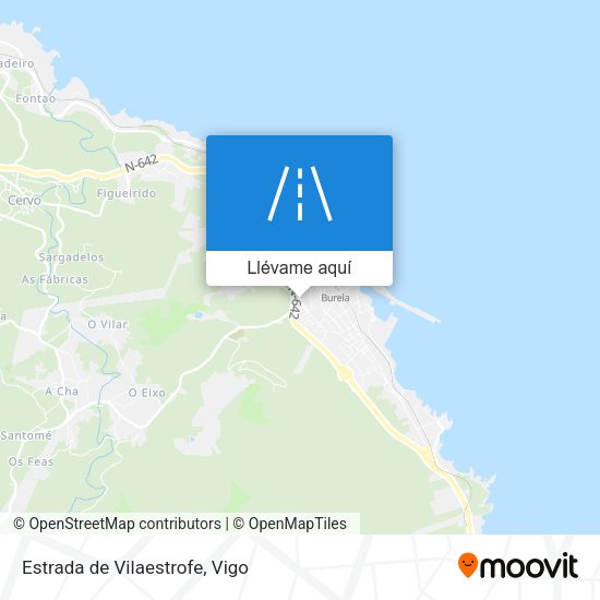 Mapa Estrada de Vilaestrofe