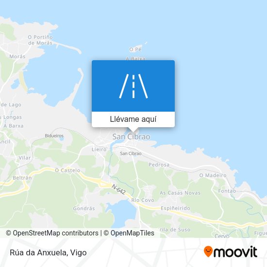 Mapa Rúa da Anxuela