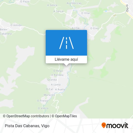 Mapa Pista Das Cabanas