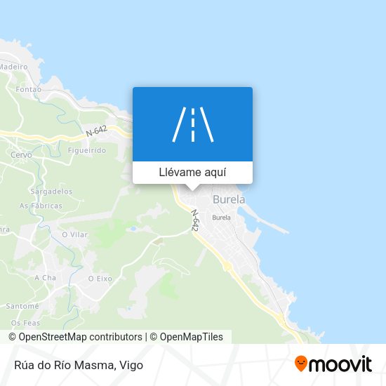 Mapa Rúa do Río Masma