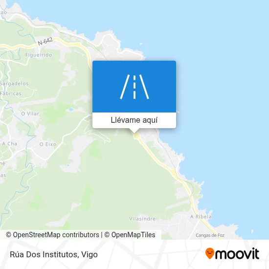 Mapa Rúa Dos Institutos