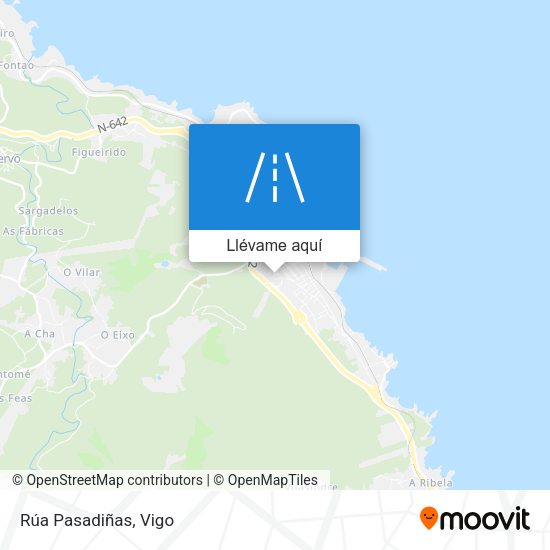 Mapa Rúa Pasadiñas