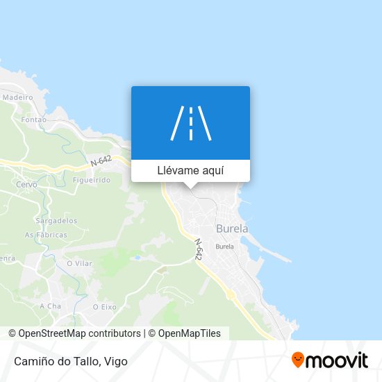 Mapa Camiño do Tallo